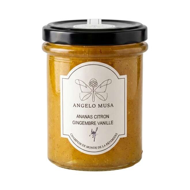 Confiture Ananas Citron Gingembre Vanille