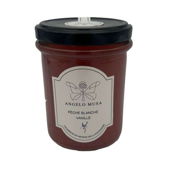 Confiture Pêche blanche Vanille
