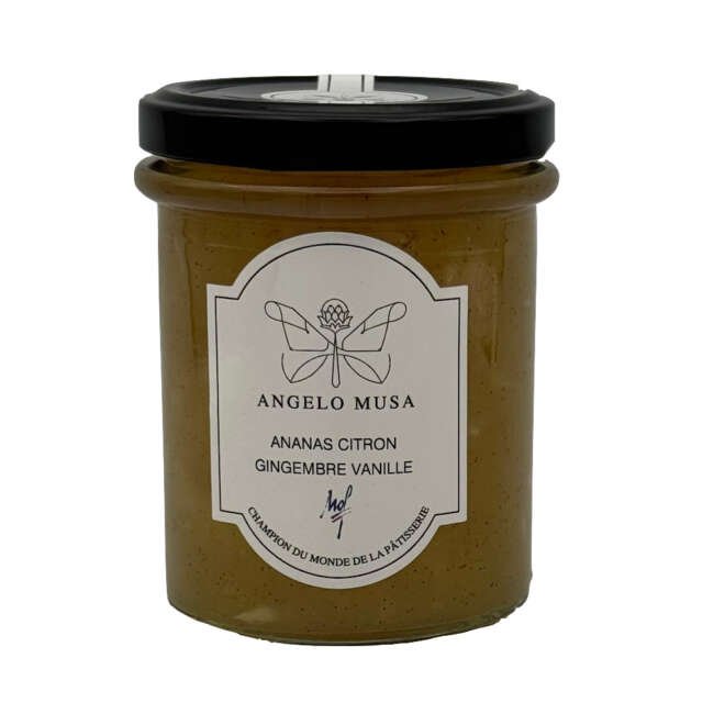 Confiture Ananas Citron Gingembre Vanille