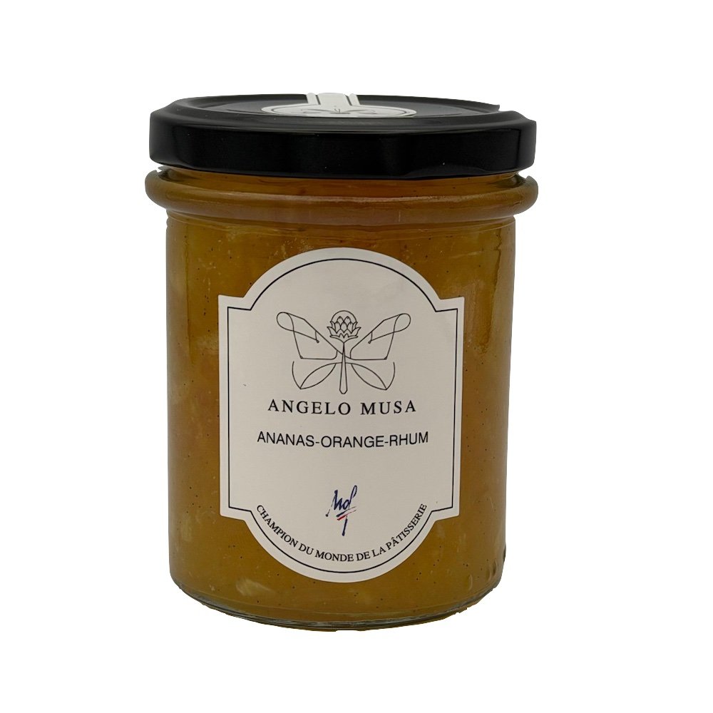 Confiture Ananas Orange Rhum
