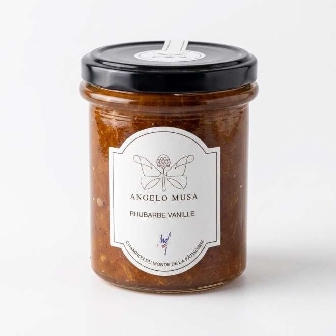 Confiture Rhubarbe Vanille