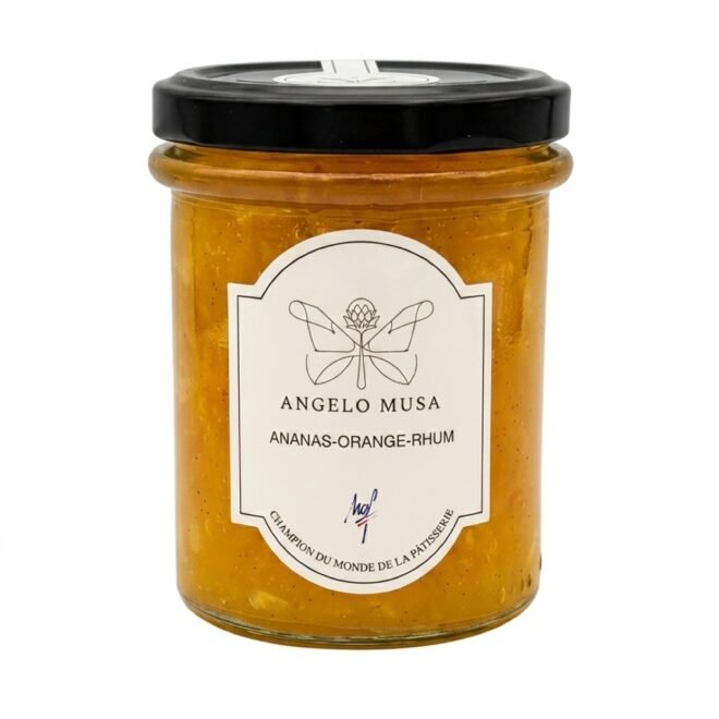 Confiture Ananas Orange Rhum
